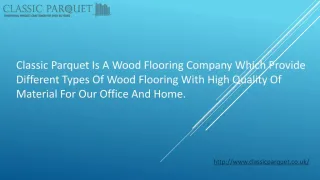 parquet flooring - slide 1