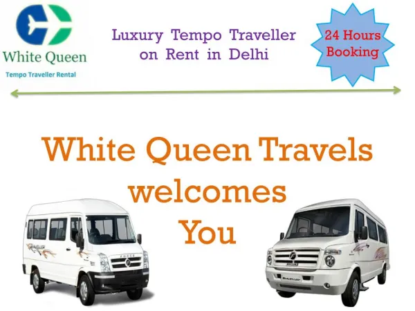 luxury Tempo Traveller on Rent in Delhi, Book online 9 seater Tempo traveller on hire