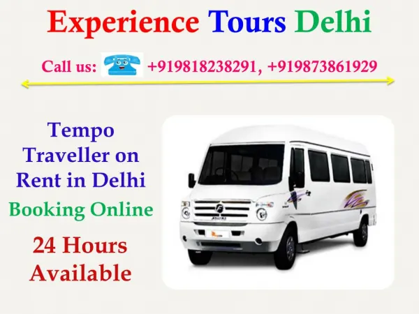 Luxury Tempo Traveller on Rent, Hire online 20 seater tempo traveller booking