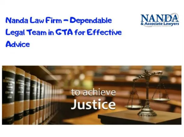 Effective Legal Advice Mississuga | Nanda Law Firm