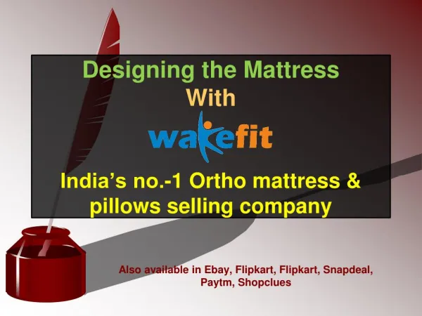 Designing the Mattress With Wakefit- India’s No.-1 Ortho Mattress