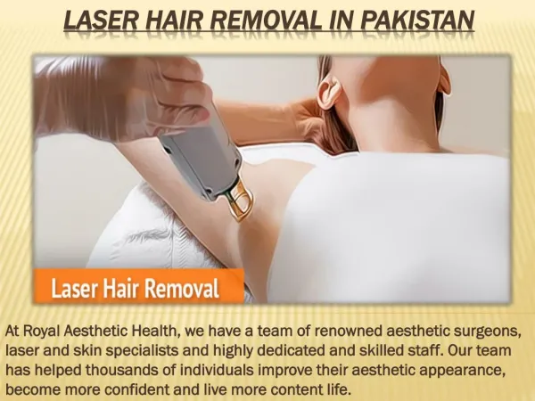 Laser Hair Removal in Pakistan