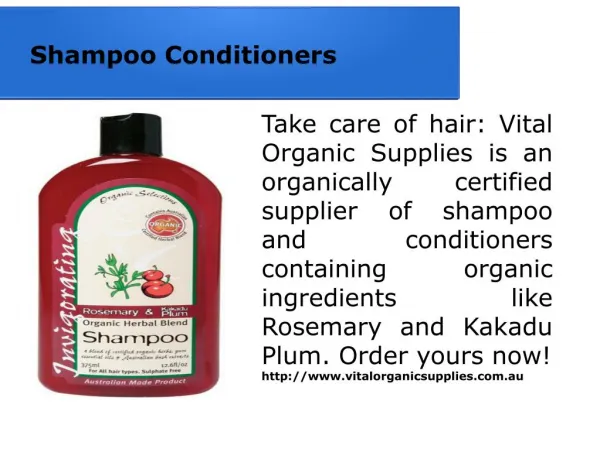 Shampoo Conditioners