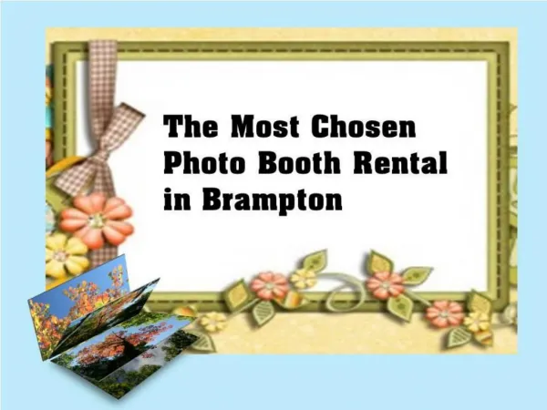 The Most Chosen Photo Booth Rental in Brampton