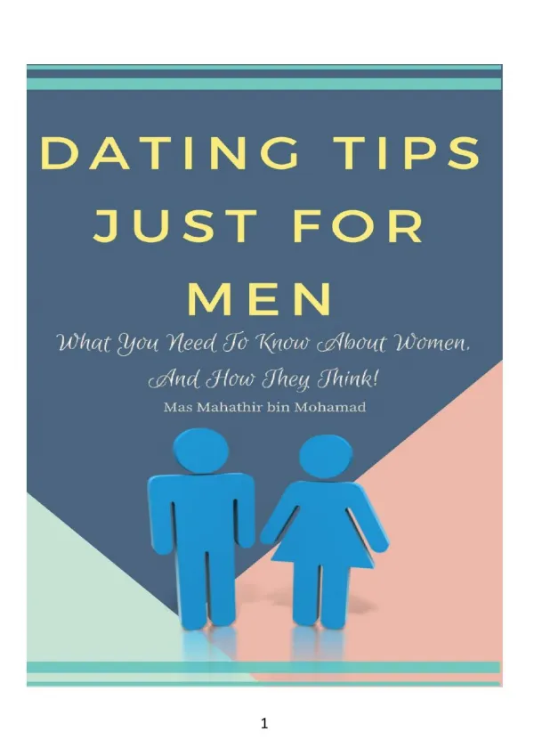 Dating Tips Just For Men