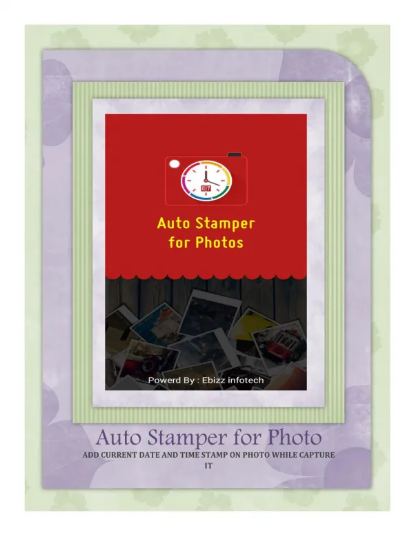 Auto Stamper for Photo