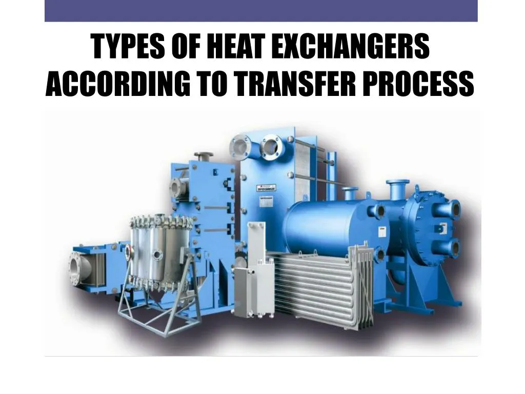 types of heat exchangers according to transfer process