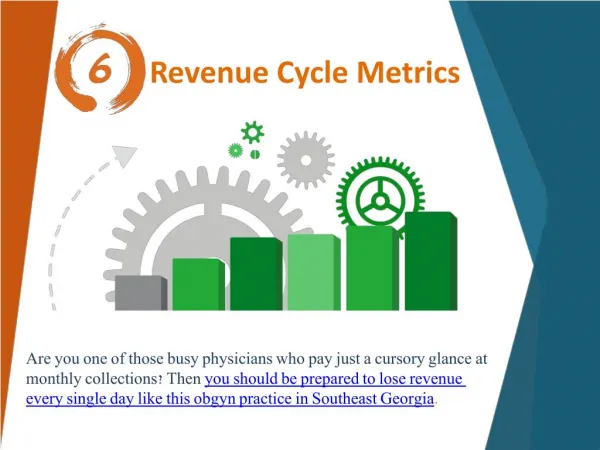 6 Revenue cycle metrics you must be tracking