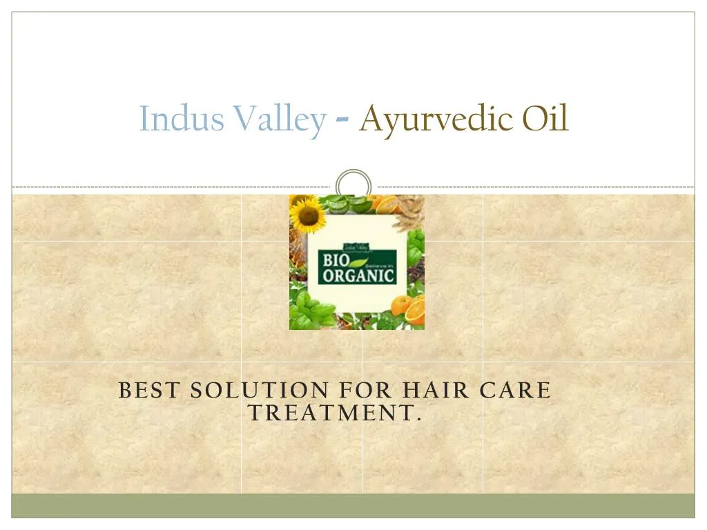 indus valley ayurvedic oil