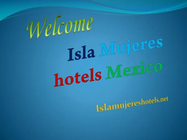 Isla Mujeres hotels Mexico