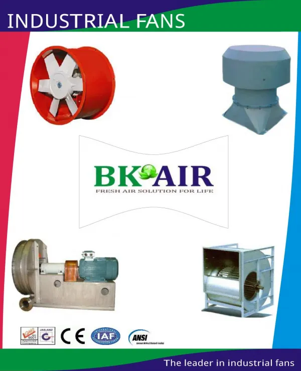 Industrial Fan manufacturer & supplier in India