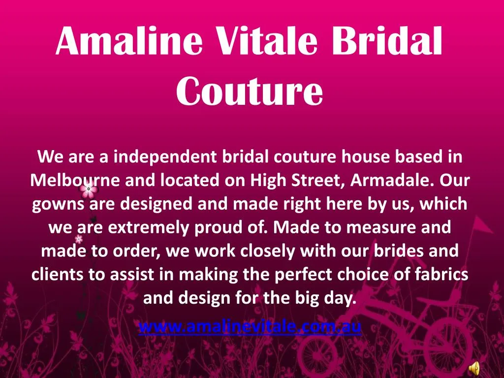 amaline vitale bridal couture