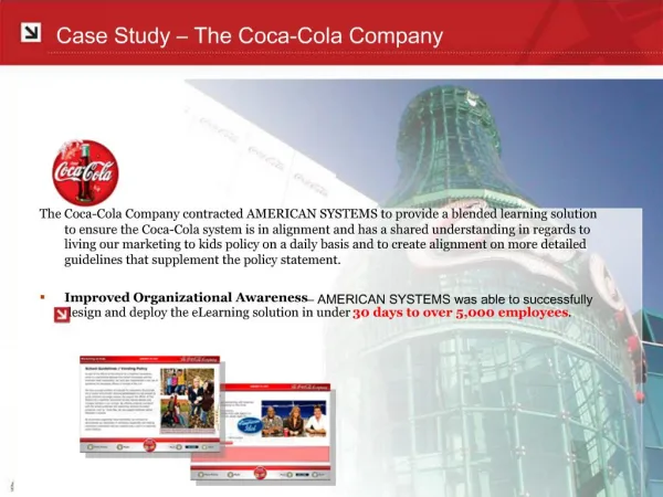 Case Study The Coca-Cola Company