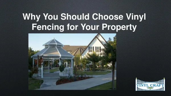 Why You Should Choose Vinyl Fencing for Your Property