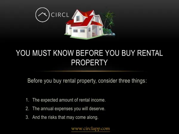You Know Before You Buy Rental Property – CIRCL