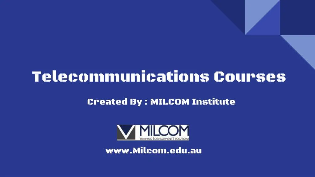 telecommunications courses