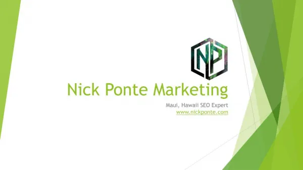 Nick Ponte Marketing