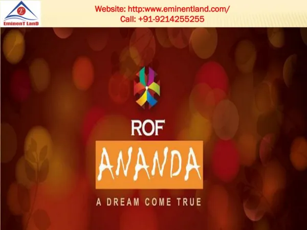 ROF Ramada Ananda Affordable Housing
