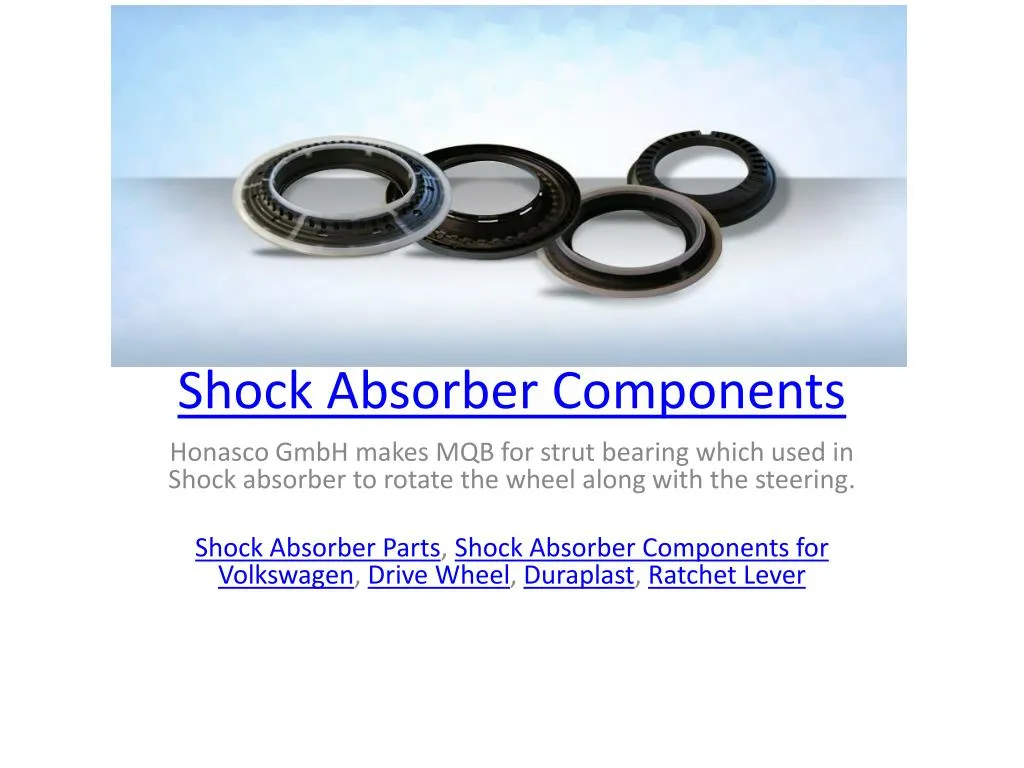 shock absorber components