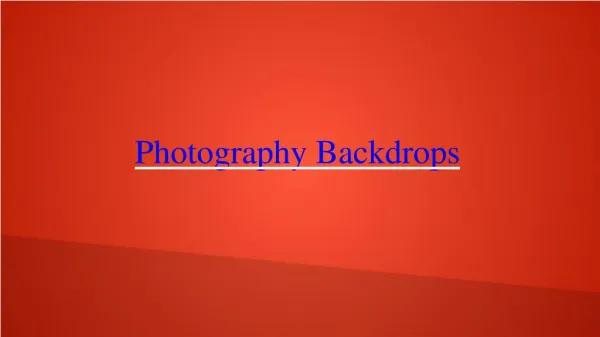 Photo Backdrop Photography