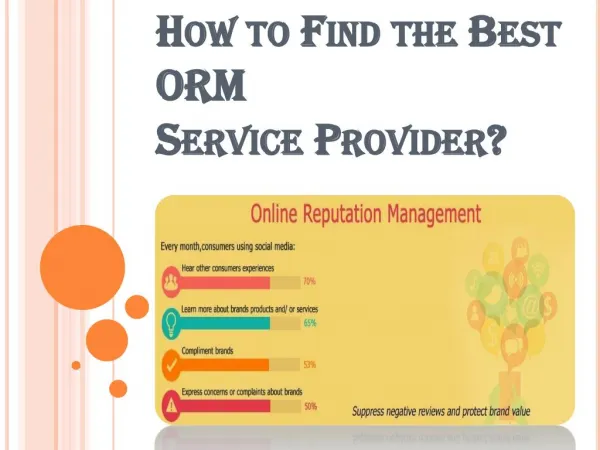 Tips to Find the Best ORM Service Provider
