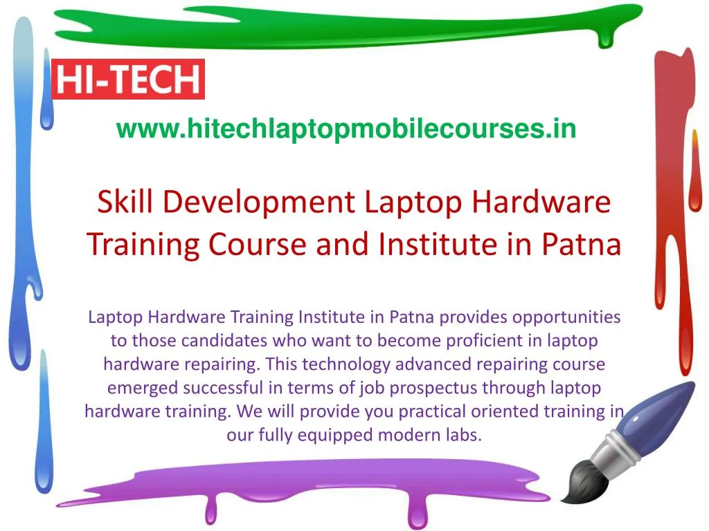 skill development laptop hardware training course and institute in patna