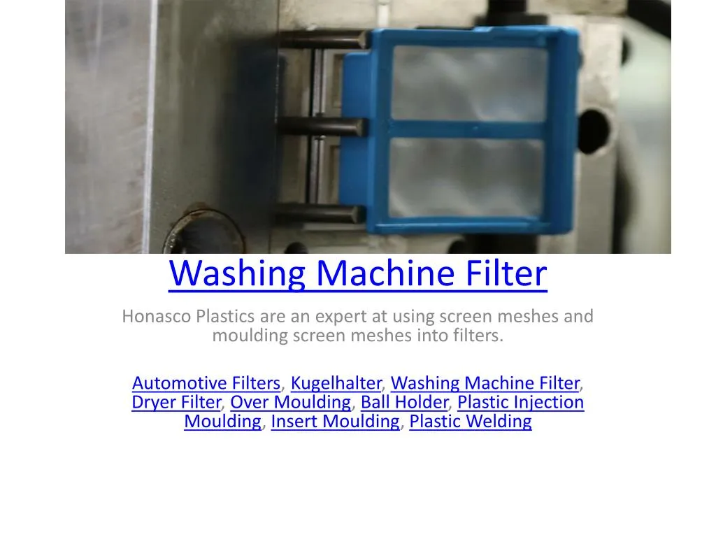 washing machine filter