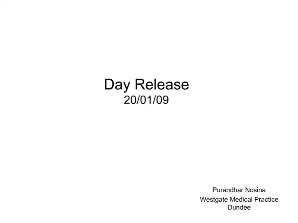 Day Release 20