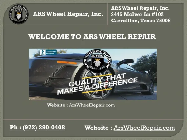 Wheel Repair in Dallas
