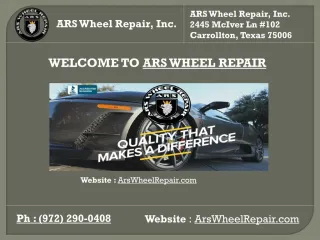 Wheel Repair in Dallas - slide 1