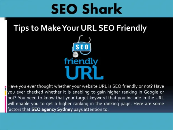 Tips to Make Your URL SEO Friendly