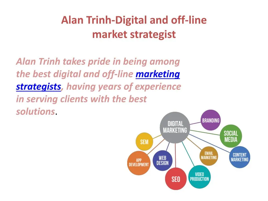 alan trinh digital and off line market strategist