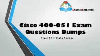400-051 PDF Dumps - slide 1
