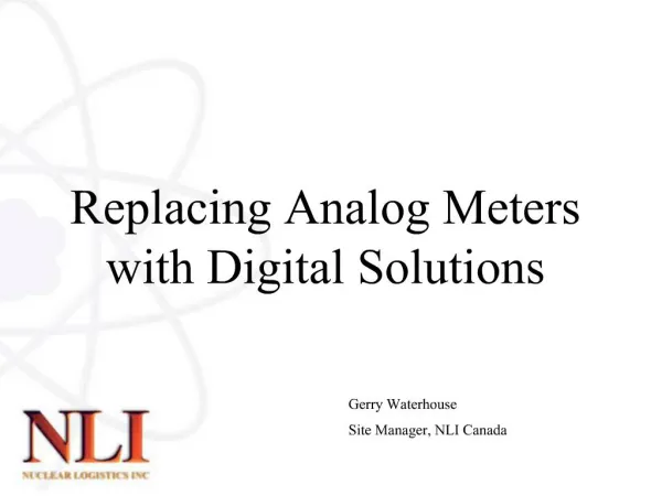 Replacing Analog Meters with Digital Solutions