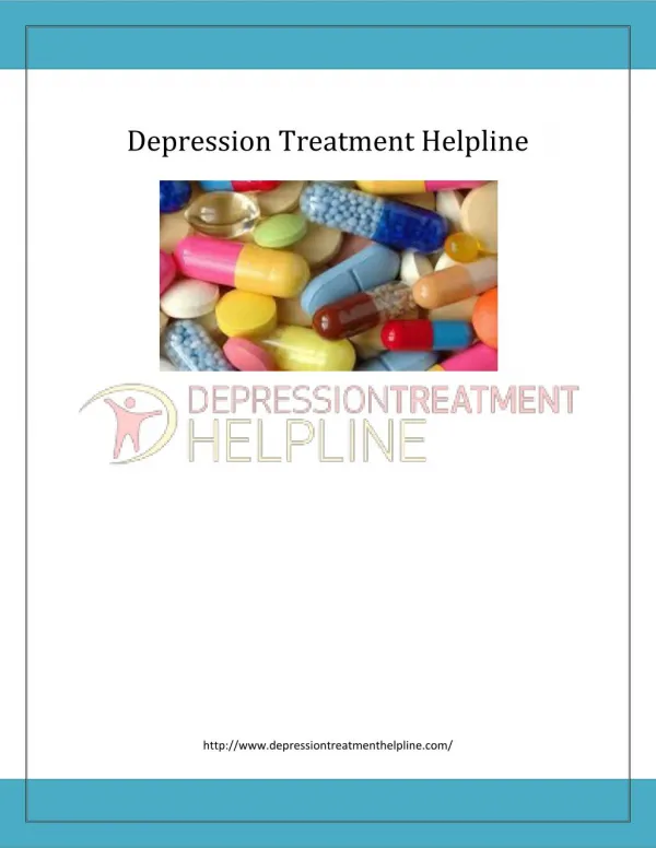 Depression Treatment Helpline Center