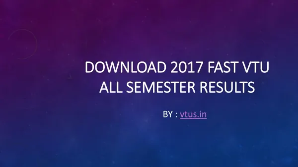 How to Check Fast VTU Result Online