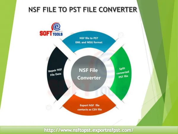 NSF File to PST File Converter