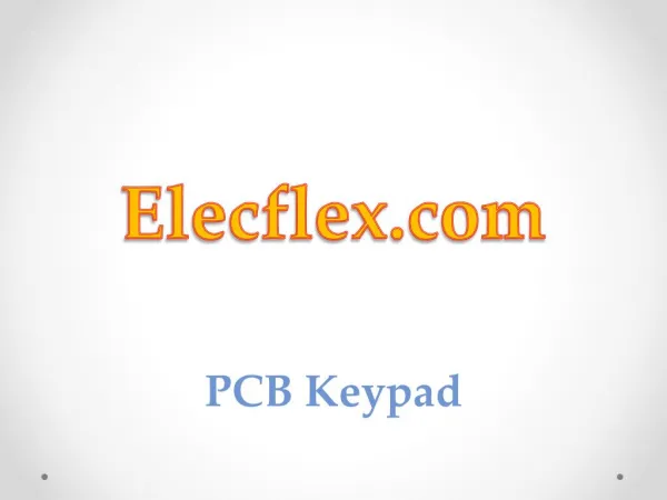 PCB-based Membrane Keypad Manufacturer in China