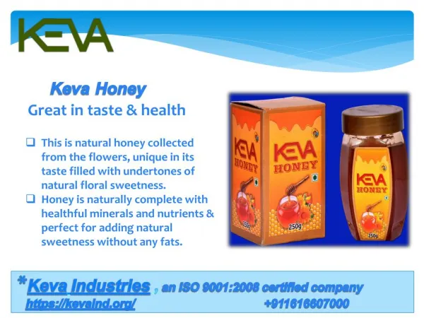 Keva Industries home based business and Natural Healthcare company