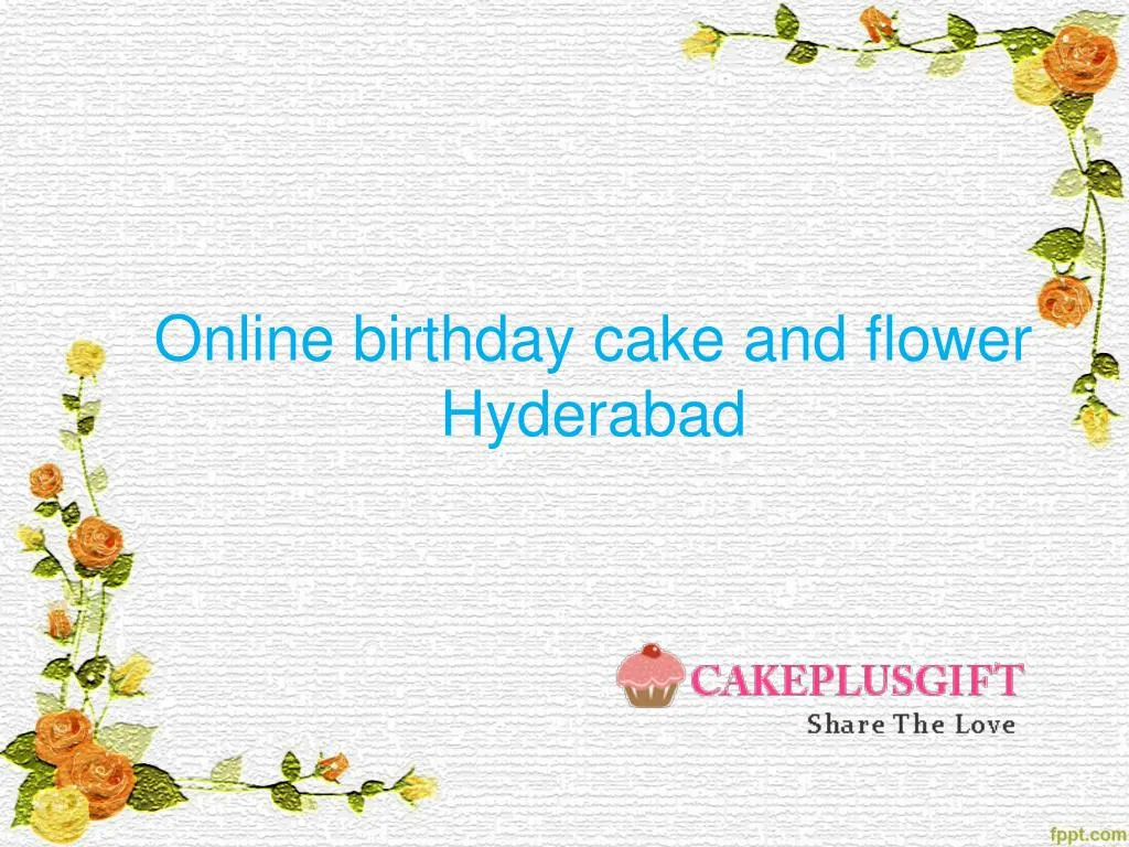 online birthday cake and flower hyderabad