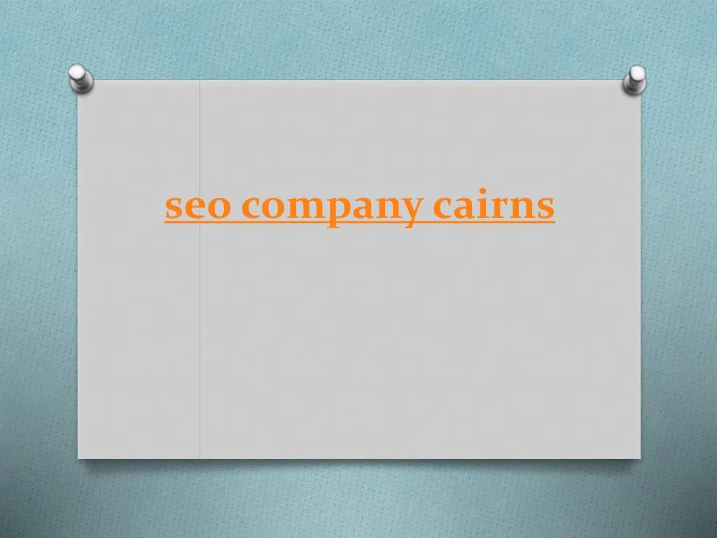 seo company cairns
