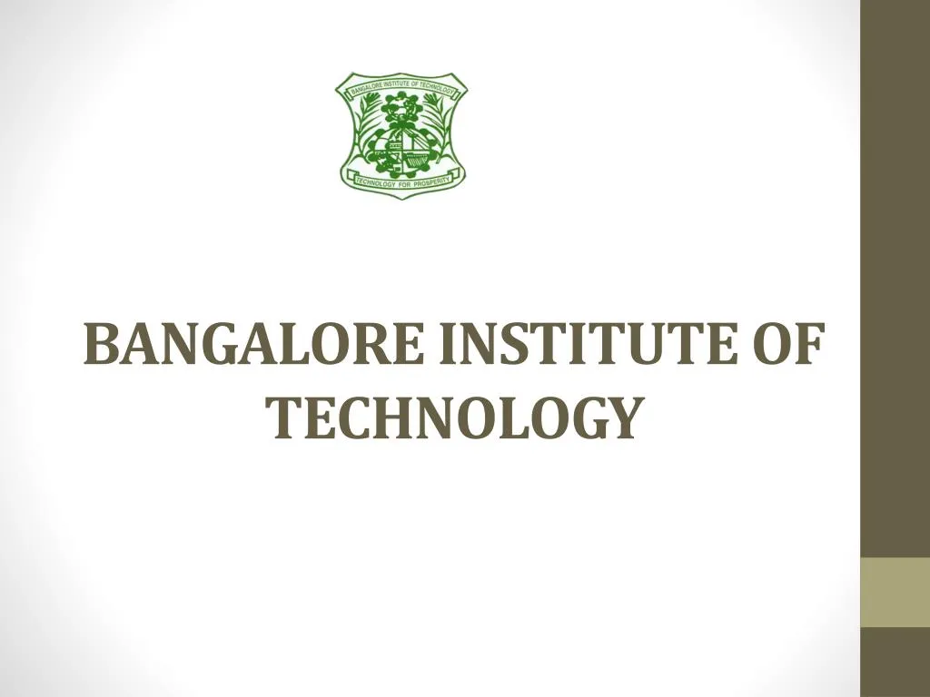 bangalore institute of technology