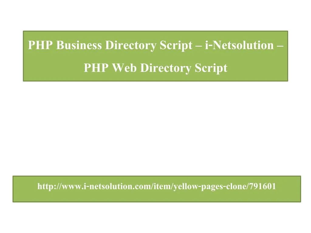 php business directory script i netsolution php web directory script