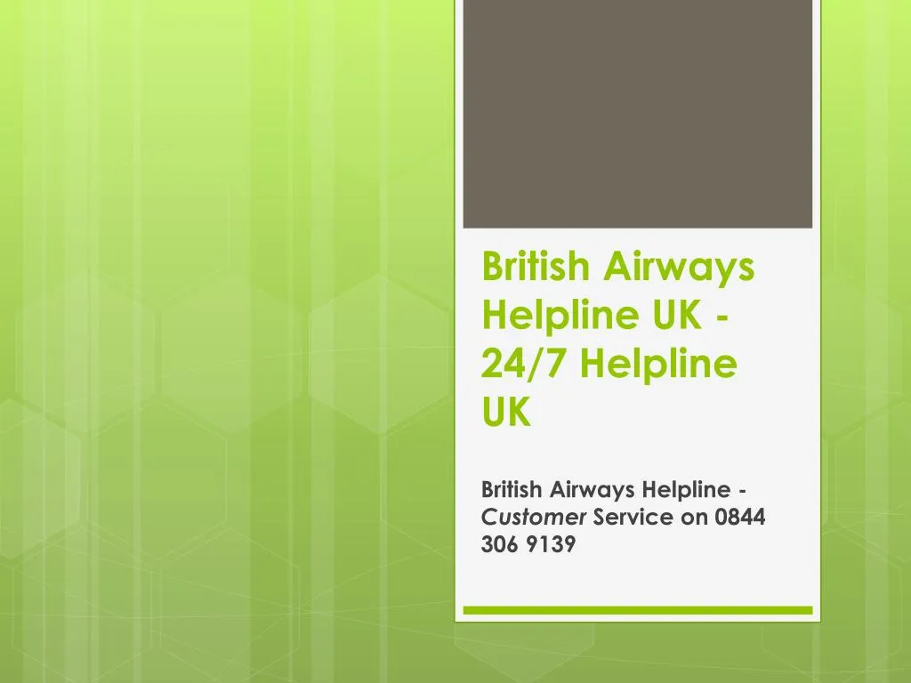 british airways helpline uk 24 7 helpline uk