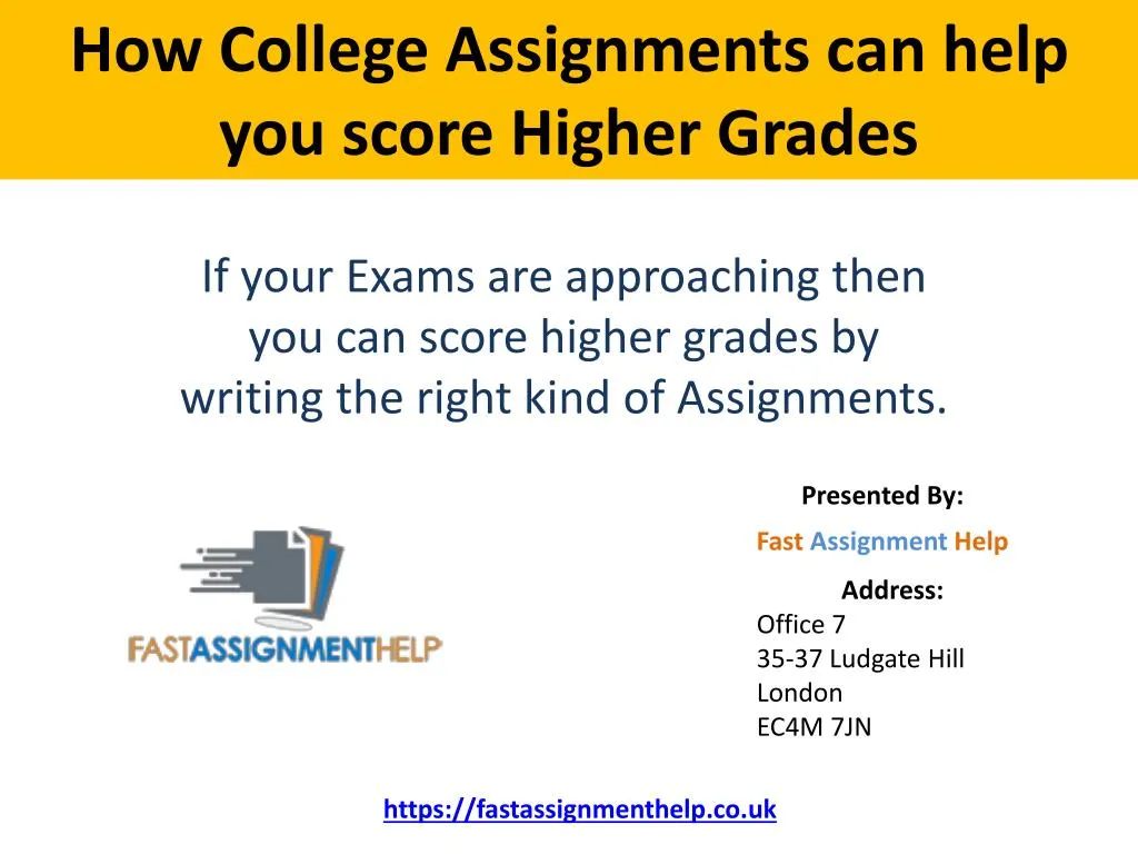 how college assignments can help you score higher grades