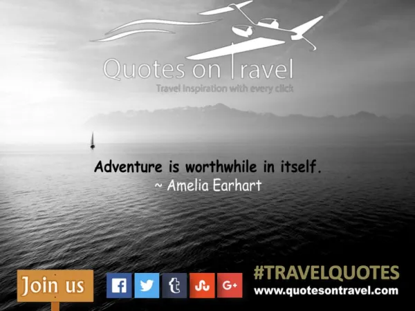 Famous Quotes On Travel by Amelia Earhart