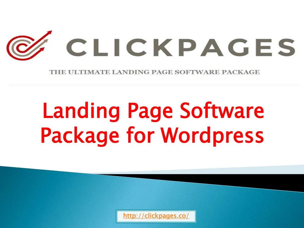landing page software package for wordpress