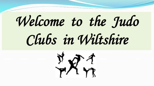 Welcome to the Judo Clubs in Wiltshire