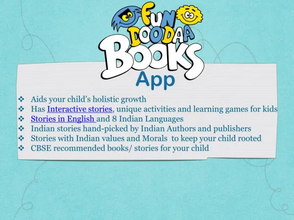 Why fundoodaa books app is best for kids