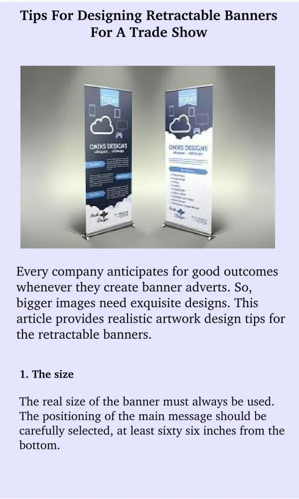 Best Designing Retractable Banners
